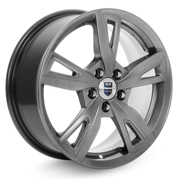 Диски КиК 6.5\R16 5*114.3 ET45 d60.1 Дарк платинум Диски КиК 6.5\R16 5*114.3 ET45 d60.1 Дарк платинум