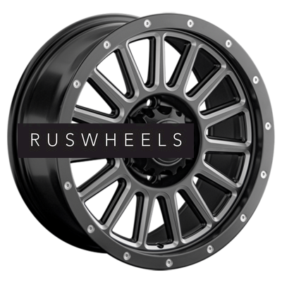 Диски LS 8,5x17/5x150 ET30 D110,1 1347 BKS+SSF (конус, Колпак+лого)