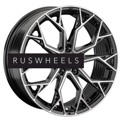 Диски LS FlowForming 8x18/5x120 ET20 D74,1 RC61 BKF (конус)