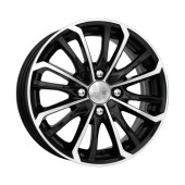 Диски КиК 5.5\R14 4*98 ET35 d58.5 Алмаз черный