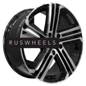 Диски PDW 7,5x17/5x100 ET45 D57,1 5240 Gloss Black Machine Face (PDW)