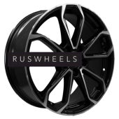 Диски Khomen Wheels 7x18/5x108 ET33 D60,1 KHW1816 (Chery Tiggo 7 (Pro/Pro Max)) Black-FP