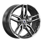 Диски КиК  Бартон (КС1110)  8,0\R17 5*112 ET30  d66,6  Алмаз черный  [82691]  <С>  Fb max 680 kg