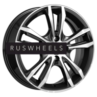 Диски КИК 6x16/4x100 ET37 D60,1 Samara-оригинал (КС866) Алмаз черный SK Диски КИК 6x16/4x100 ET37 D60,1 Samara-оригинал (КС866) Алмаз черный SK