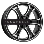 Грузовые диски K&K 7,5x18/6x139,7 ET25 D106,1 Балеар-оригинал (КС727) Алмаз черный