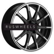 Диски Khomen Wheels 6,5x17/4x100 ET43 D60,1 KHW1707 (Lada Vesta Cross) Black-FP matt