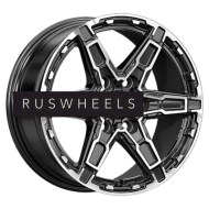 Диски КИК 8x18/6x139,7 ET36 D100,1 Дистрикт (КС1159) Алмаз черный