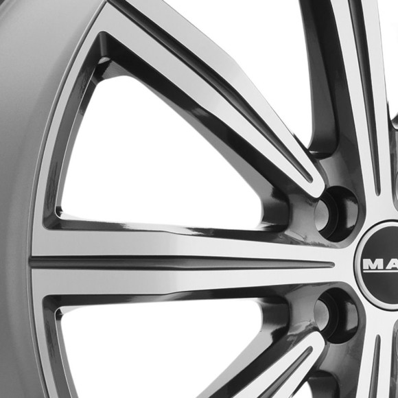 Диски MAK 8,0\R19 5*108 ET45 d63.4 Gun Met-Mirror Face