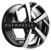 Диски Khomen Wheels 7x17/5x114,3 ET53 D67,1 KHW1712 (Ceed) Black-FP