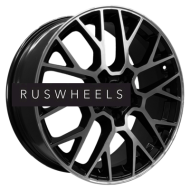 Диски Khomen Wheels 7x18/5x114,3 ET53 D54,1 KHW1818 (Geely Coolray) Black-FP