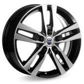 Диски КиК  Rassvet (КС868)  6,5\R16 5*108 ET40  d67,1  Алмаз черный SK  [74688SK]