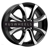 Диски iFree 6x15/4x114,3 ET45 D67,1 Дайс (КС696) Блэк Джек