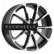 Диски iFree 6,5x17/5x114,3 ET50 D66,1 Skibidi (КС909) Блэк Джек