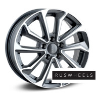 Диски Dezent R17 / 7J PCD 5x114.3 ЕТ 45 ЦО 60.1 KS dark