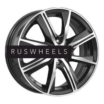 Диски КИК 7x17/5x114,3 ET35 D60,1 Арнар (КС896) Алмаз черный Диски КИК 7x17/5x114,3 ET35 D60,1 Арнар (КС896) Алмаз черный