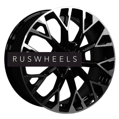 Диски Khomen Wheels 7x17/5x112 ET40 D57,1 KHW1718 (Kodiaq/Tiguan) Black-FP