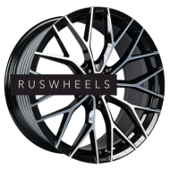 Диски INCH 9,5x21/5x120 ET49 D72,6 GA8532 Gloss Black Machined Face (ZJH) FlowForming