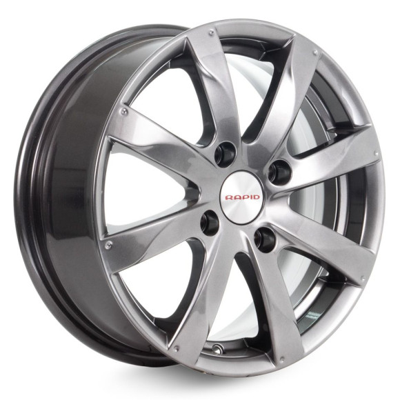 Диски КиК 6,0\R15 4*114.3 ET43 d67.1 Дарк платинум