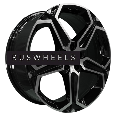 Диски Khomen Wheels 7,5x19/5x108 ET33 D60,1 KHW1909 (Chery Tiggo 7 (Pro/Pro Max)) Black-FP Диски Khomen Wheels 7,5x19/5x108 ET33 D60,1 KHW1909 (Chery Tiggo 7 (Pro/Pro Max)) Black-FP