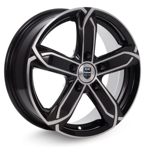 Диски КиК 6,0\R15 5*114.3 ET40 d66.1 Алмаз черный