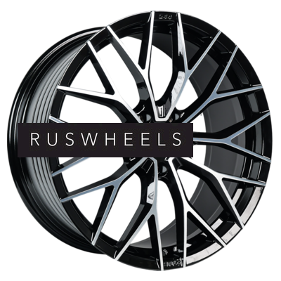 Диски INCH 9x21/5x114,3 ET43 D67,1 GA8532 Gloss Black Machined Face (ZJH) FlowForming