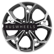Диски Khomen Wheels 7x17/5x114,3 ET51 D67,1 KHW1702 (Optima/Tucson) Black-FP