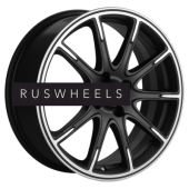 Диски Khomen Wheels 6,5x17/4x98 ET38 D58,6 KHW1707 (Lada Granta) Black-FP matt