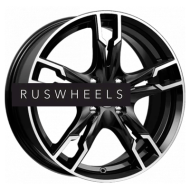 Диски КИК 7x17/5x114,3 ET50 D67,1 Солар (КС875) Алмаз черный SK