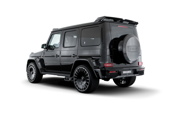 Задний спойлер Brabus с карбоновыми вставками глянцевый G63 (W465)