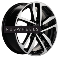 Диски Khomen Wheels 6,5x16/5x112 ET50 D57,1 KHW1612 (Octavia A5/Golf/Jetta) Black-FP