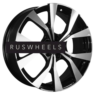 Диски Khomen Wheels 7x19/5x114,3 ET35 D67,1 KHW1906 (JAC JS6) Black-FP Диски Khomen Wheels 7x19/5x114,3 ET35 D67,1 KHW1906 (JAC JS6) Black-FP