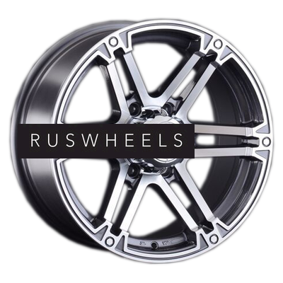 Диски LS 8x17/6x139,7 ET25 D106,1 473 GMF (конус, Колпак+лого)