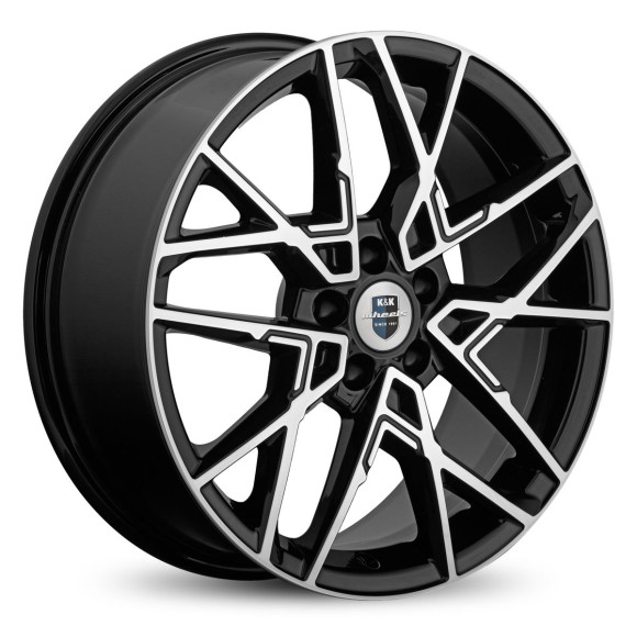 Диски КиК 7,0\R18 5*108 ET45 d67.1 Алмаз черный