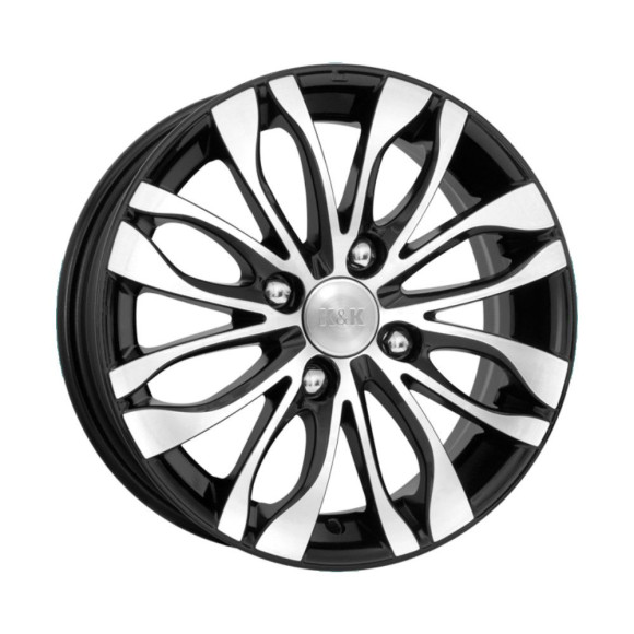Диски КиК 5.5\R14 4*98 ET16 d58.5 Алмаз черный