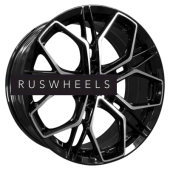 Диски INCH 8,5x19/5x114,3 ET45 D67,1 FA8534 Gloss Black Machined Face (ZJH)