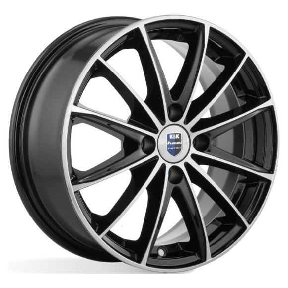 Диски КиК 6,0\R15 4*100 ET50 d60.1 Алмаз черный
