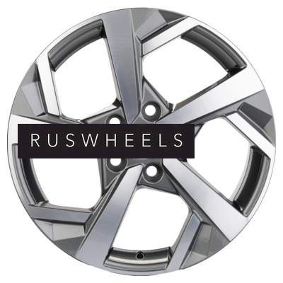 Диски Khomen Wheels 7x17/5x114,3 ET45 D67,1 KHW1712 (CX-5/i40/X-Trail) Gray-FP