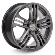 Диски КиК 6,0\R15 5*108 ET50 d63.35 Дарк платинум
