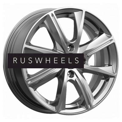 Диски КИК 6x15/4x100 ET46 D54,1 Арнар-оригинал (КС890) Дарк платинум Диски КИК 6x15/4x100 ET46 D54,1 Арнар-оригинал (КС890) Дарк платинум