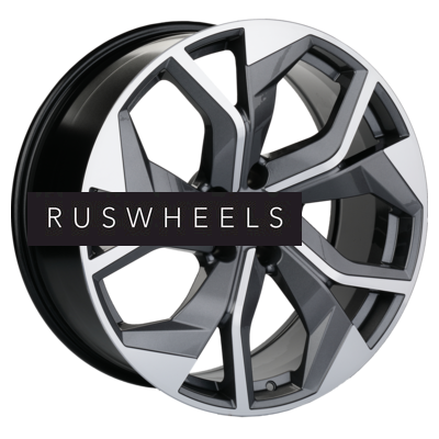 Диски Khomen Wheels 8,5x20/5x114,3 ET30 D60,1 KHW2006 (RX) Gray-FP