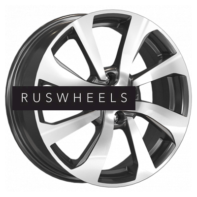 Диски КИК 6x16/4x100 ET49 D54,1 КС893 Алмаз черный