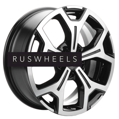 Диски Khomen Wheels 6,5x17/5x114,3 ET37 D66,5 KHW1710 (Jolion) Black-FP
