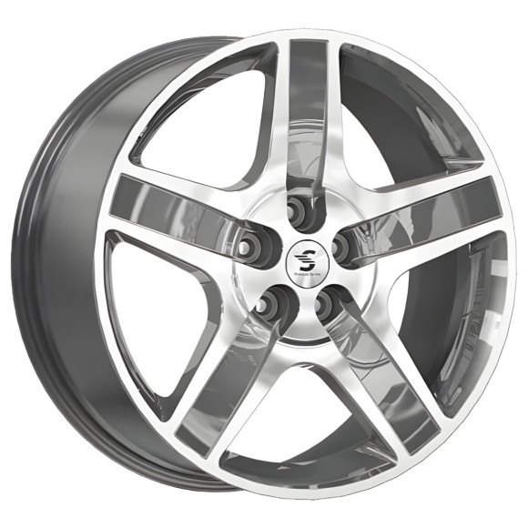 Диски СКАД Premium 8.5\R20 5*120 ET45.5 d62.5 Diamond gloss graphite