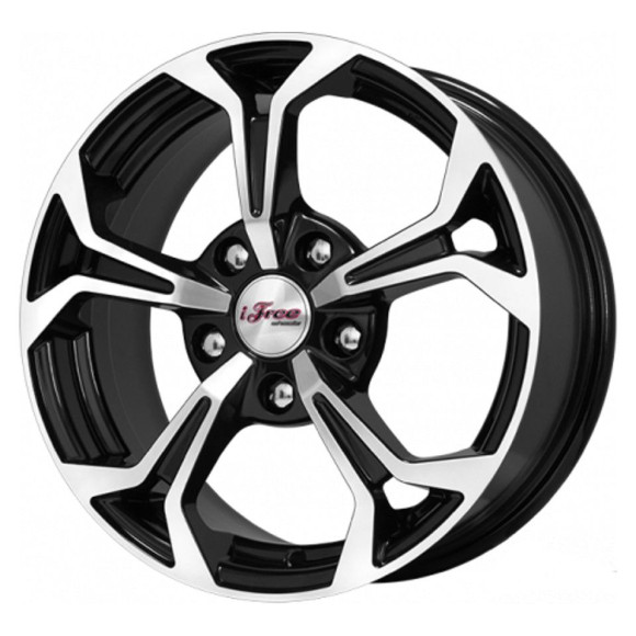 Диски iFree 6.5\R15 5*114.3 ET43 d67.1 Блэк Джек