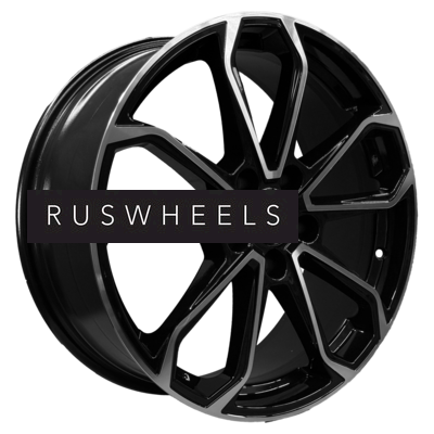 Диски Khomen Wheels 7x18/5x110 ET35 D67,1 KHW1816 (Evolute i-SPACE / i-JOY) Black-FP Диски Khomen Wheels 7x18/5x110 ET35 D67,1 KHW1816 (Evolute i-SPACE / i-JOY) Black-FP