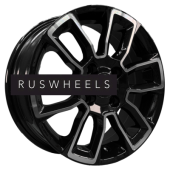 Диски Khomen Wheels 5,5x14/4x100 ET46 D54,1 KHW1406 (Alsvin/Getz/i20) Black-FP