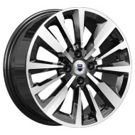 Диски КиК 6.5\R16 4*100 ET41 d60.1 Алмаз черный