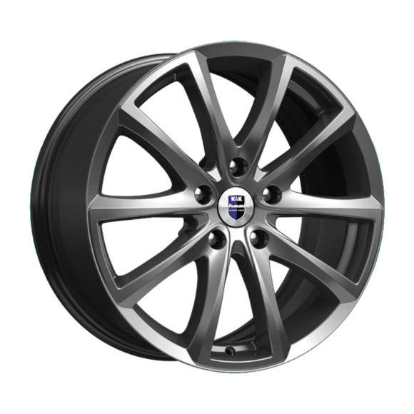 Диски КиК 8.5\R18 5*114.3 ET45 d64.1 Дарк платинум