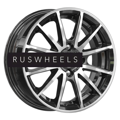 Диски КИК 5,5x14/4x100 ET38 D67,1 Квант (КС960) Алмаз черный