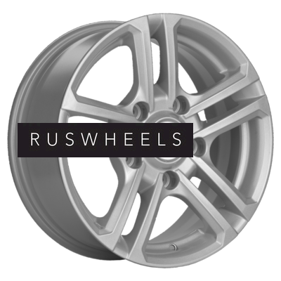 Диски Khomen Wheels 6,5x16/5x139,7 ET40 D98,5 KHW1602 (Niva 4x4) F-Silver (под ORG)